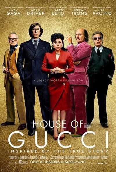 film della famiglia gucci|house of Gucci synopsis.